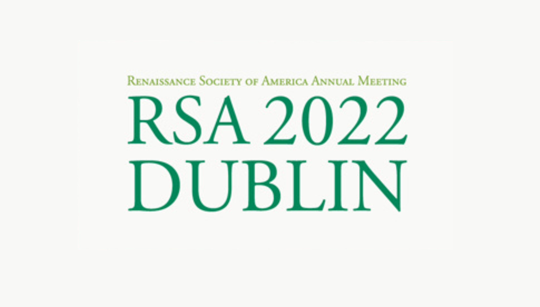 68th Annual Meeting of the Renaissance Society of America